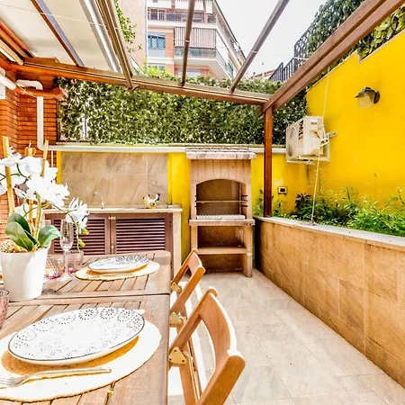 Bbhome Elegant Flat With Private Terrace Pamphili Apartmán